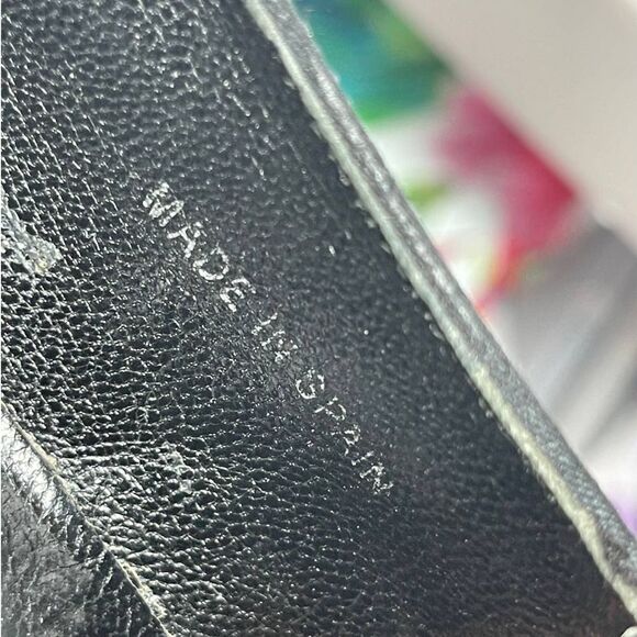 Mezlan Mirage Black Patten Leather Formal Slip On dress Shoes Size 8.5M - Picture 9 of 12